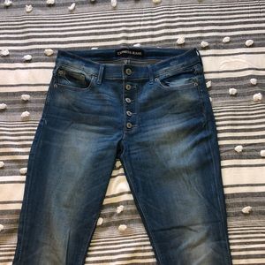 Express Jeans 5 button up style